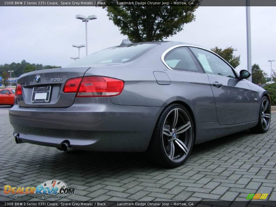 2008 BMW 3 Series 335i Coupe Space Grey Metallic / Black Photo #5