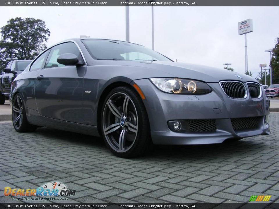 2008 BMW 3 Series 335i Coupe Space Grey Metallic / Black Photo #7