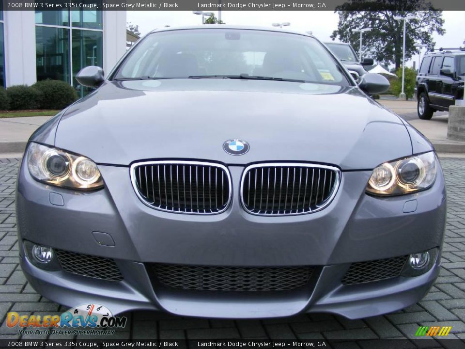 2008 BMW 3 Series 335i Coupe Space Grey Metallic / Black Photo #8