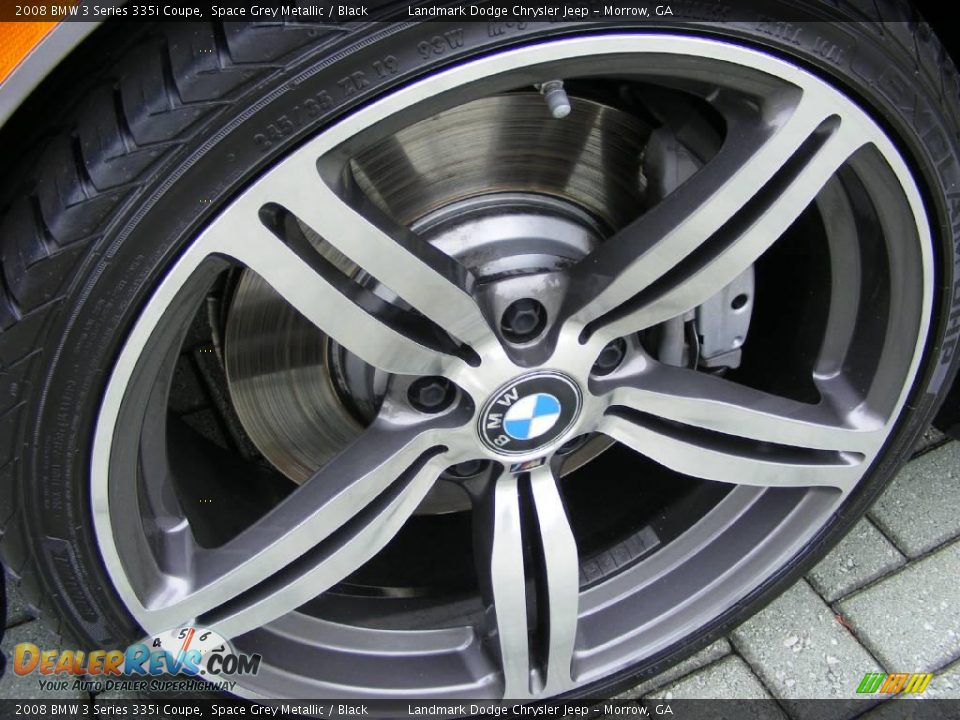 2008 BMW 3 Series 335i Coupe Space Grey Metallic / Black Photo #9