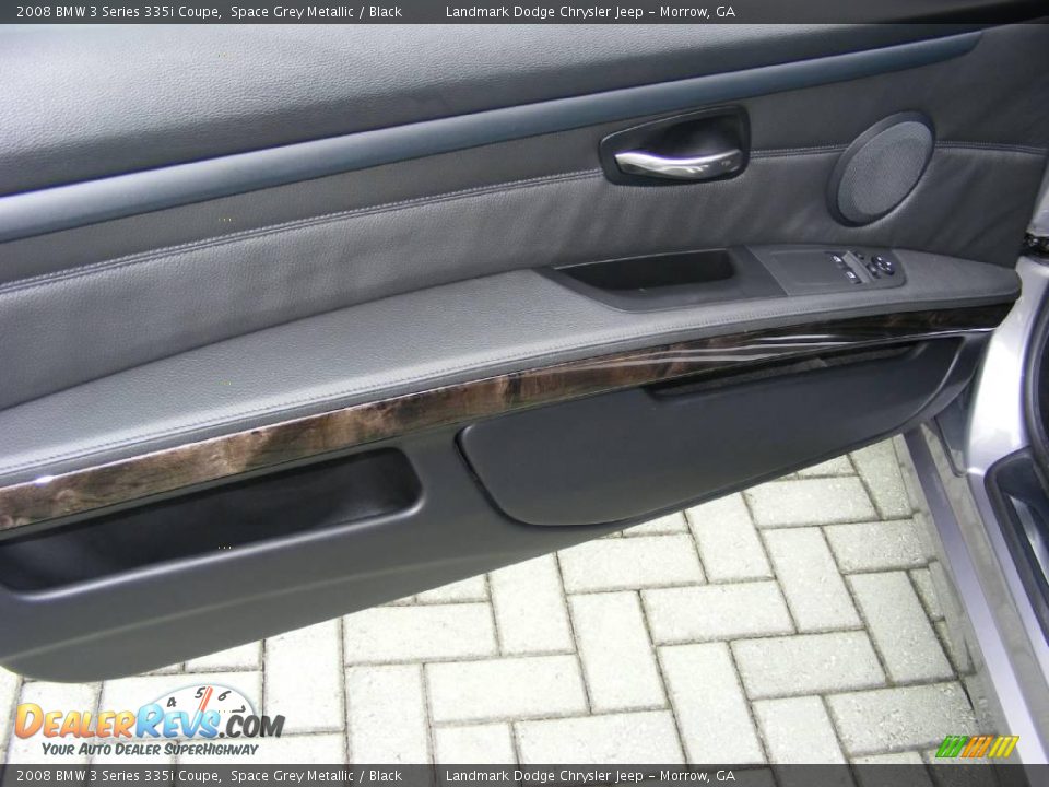 2008 BMW 3 Series 335i Coupe Space Grey Metallic / Black Photo #12