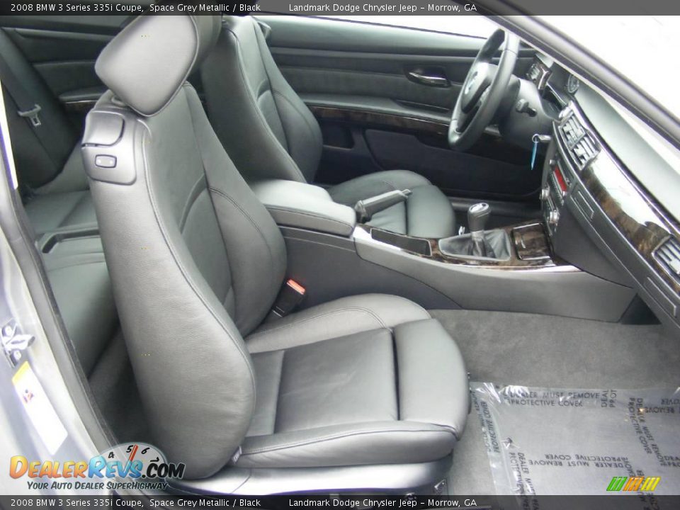 2008 BMW 3 Series 335i Coupe Space Grey Metallic / Black Photo #13