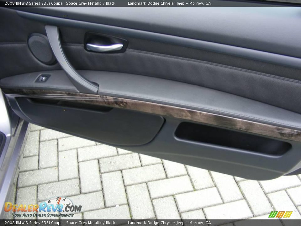 2008 BMW 3 Series 335i Coupe Space Grey Metallic / Black Photo #14