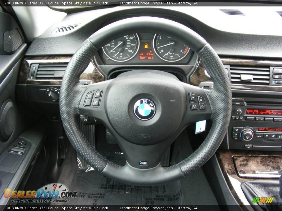 2008 BMW 3 Series 335i Coupe Space Grey Metallic / Black Photo #17