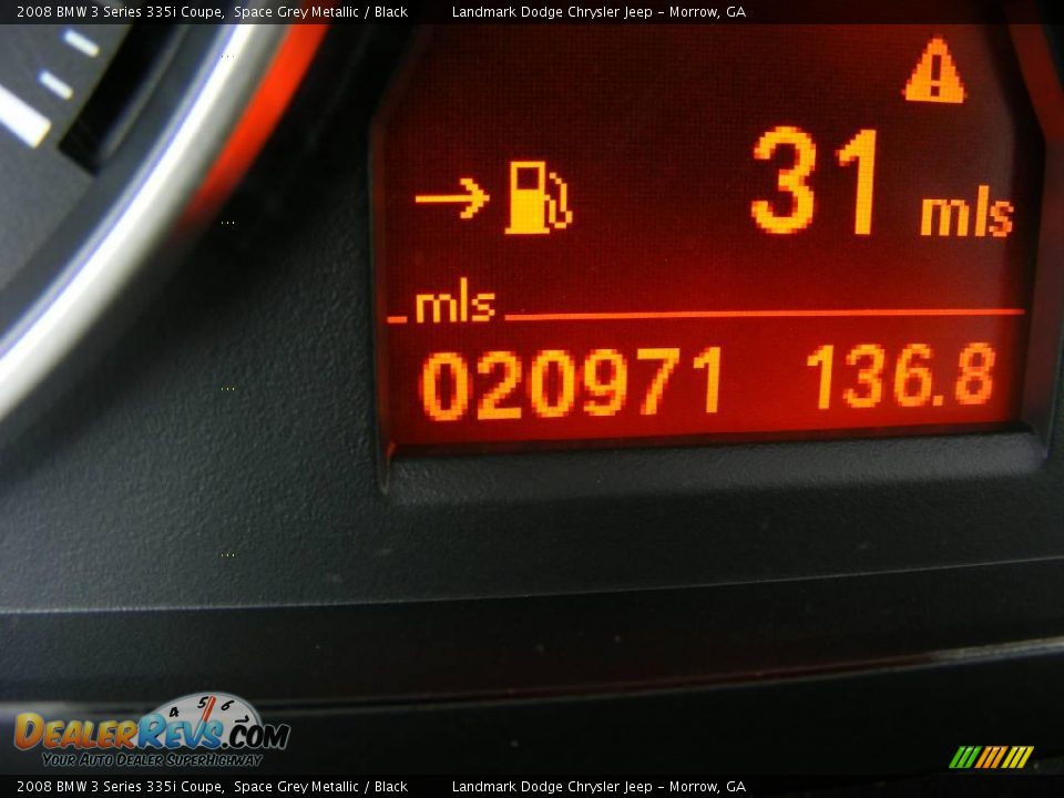 2008 BMW 3 Series 335i Coupe Space Grey Metallic / Black Photo #24