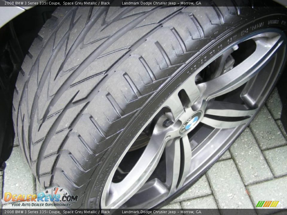 2008 BMW 3 Series 335i Coupe Space Grey Metallic / Black Photo #26