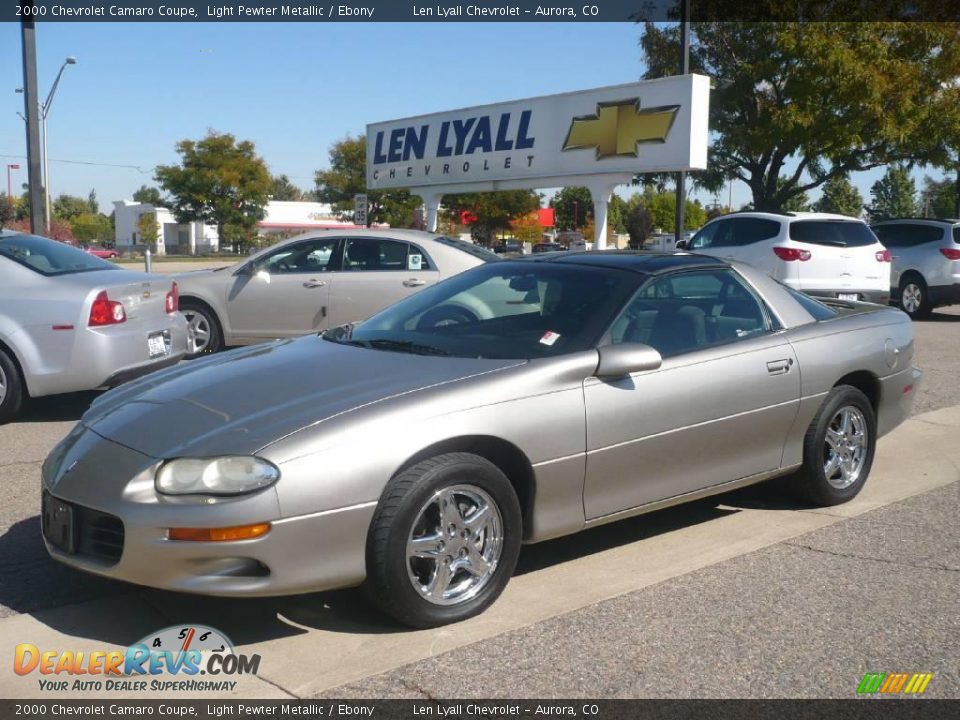 2000 Chevrolet Camaro Coupe Light Pewter Metallic / Ebony Photo #1