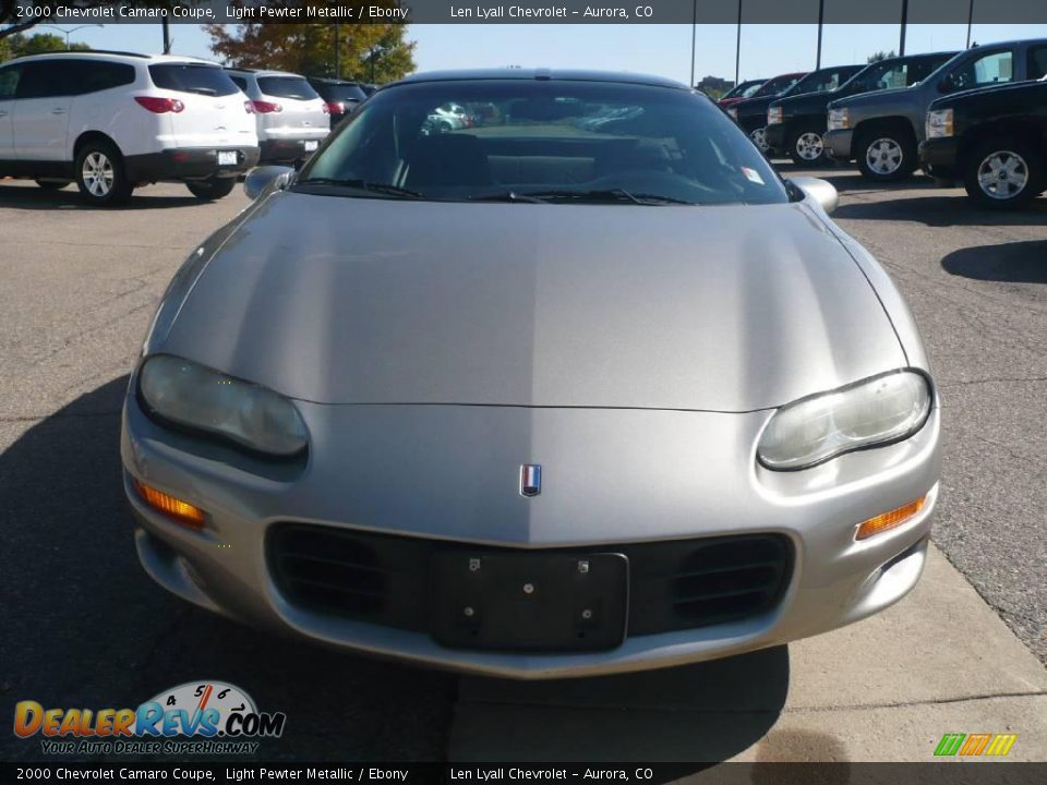 2000 Chevrolet Camaro Coupe Light Pewter Metallic / Ebony Photo #2