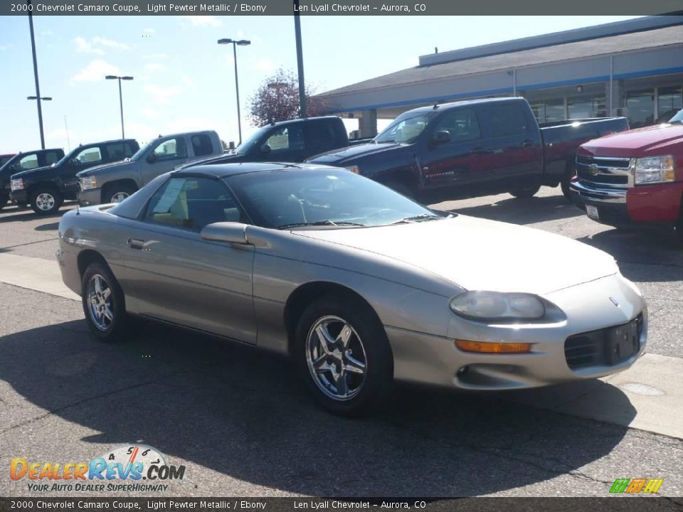 2000 Chevrolet Camaro Coupe Light Pewter Metallic / Ebony Photo #3