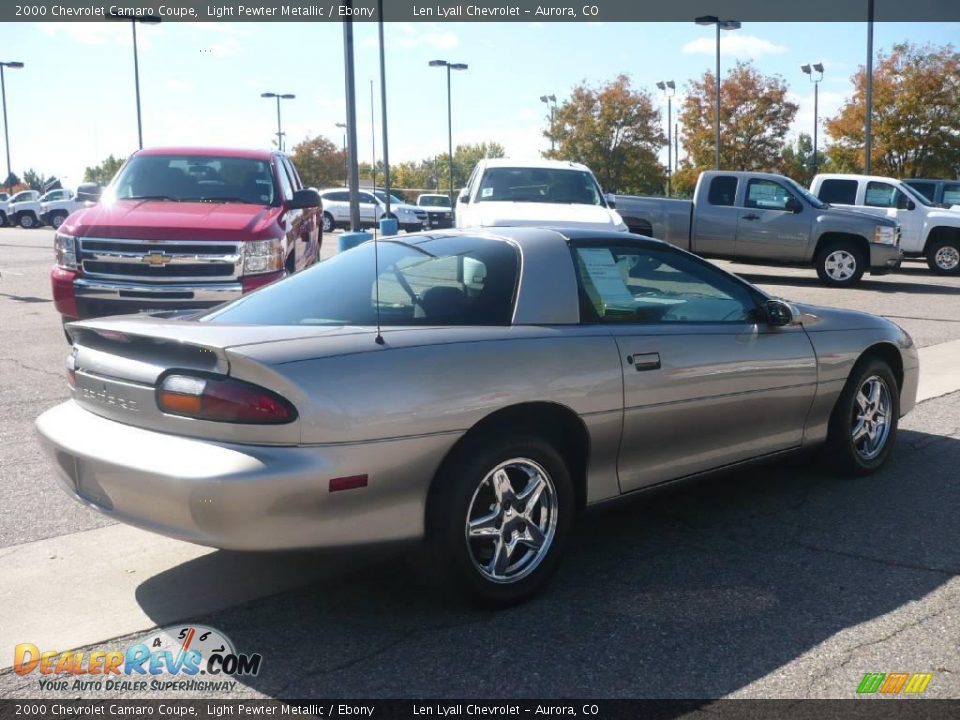 2000 Chevrolet Camaro Coupe Light Pewter Metallic / Ebony Photo #4