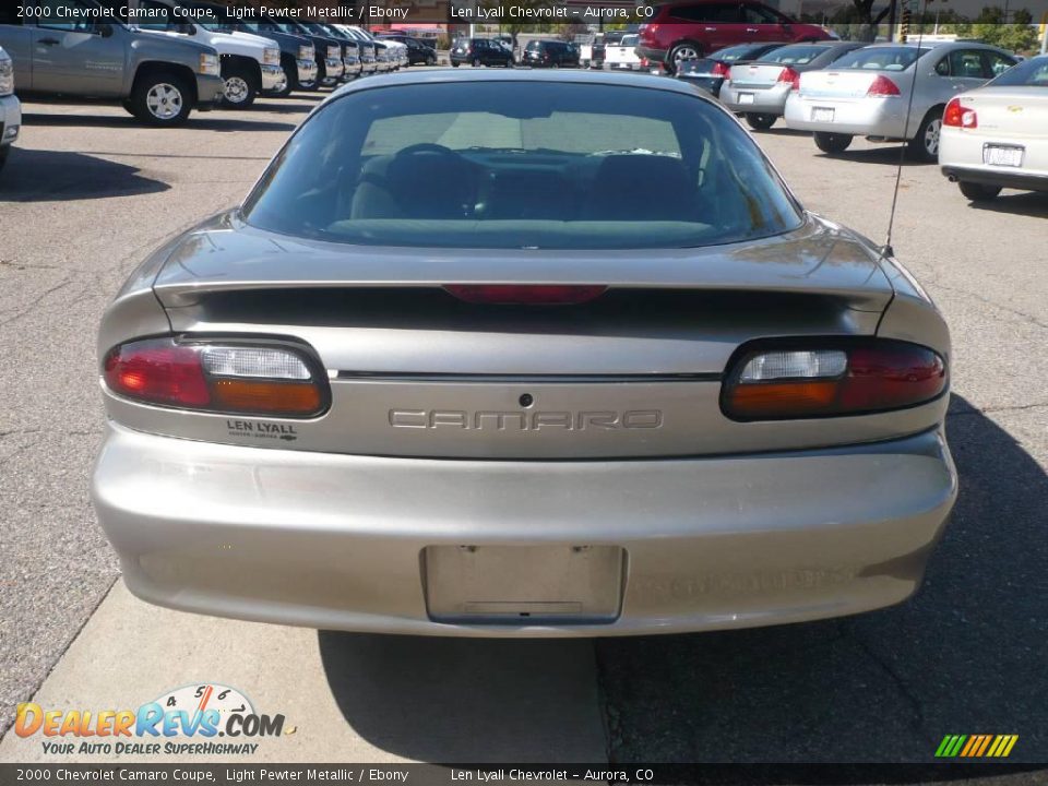 2000 Chevrolet Camaro Coupe Light Pewter Metallic / Ebony Photo #5