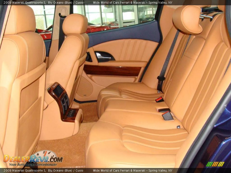 2009 Maserati Quattroporte S Blu Oceano (Blue) / Cuoio Photo #11