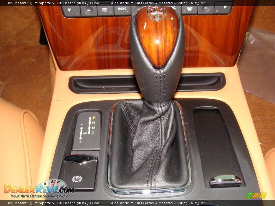2009 Maserati Quattroporte S Blu Oceano (Blue) / Cuoio Photo #13