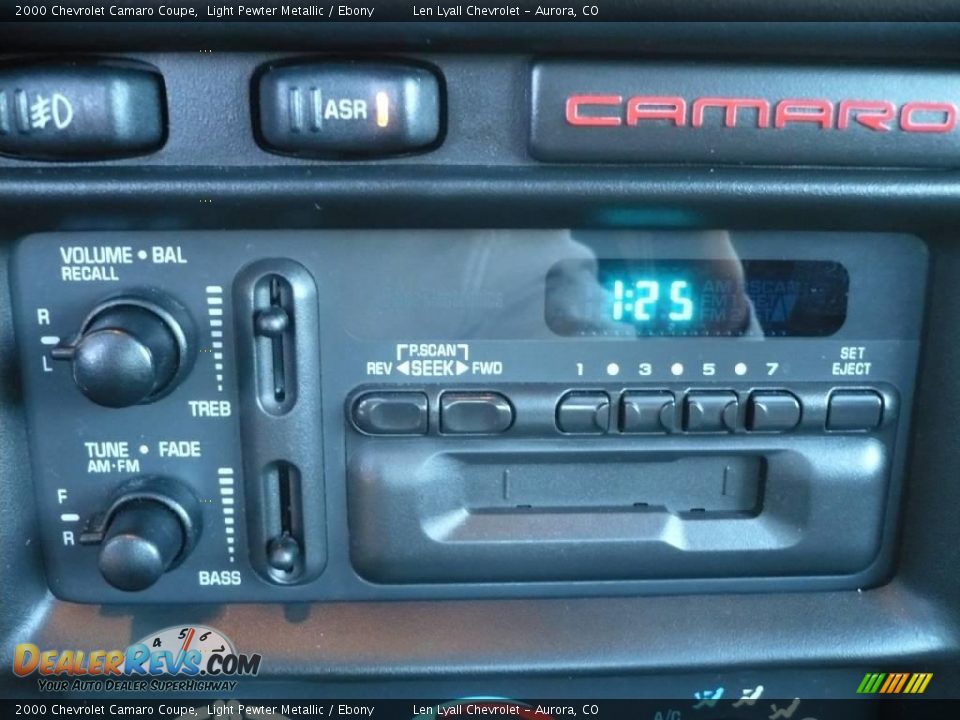 2000 Chevrolet Camaro Coupe Light Pewter Metallic / Ebony Photo #22