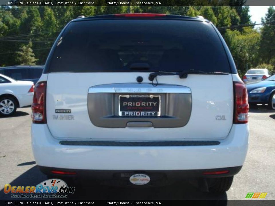 2005 Buick Rainier CXL AWD Frost White / Cashmere Photo #4