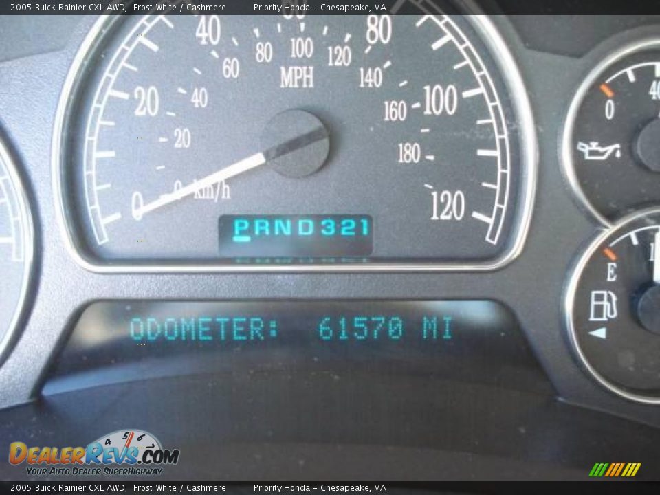 2005 Buick Rainier CXL AWD Frost White / Cashmere Photo #21