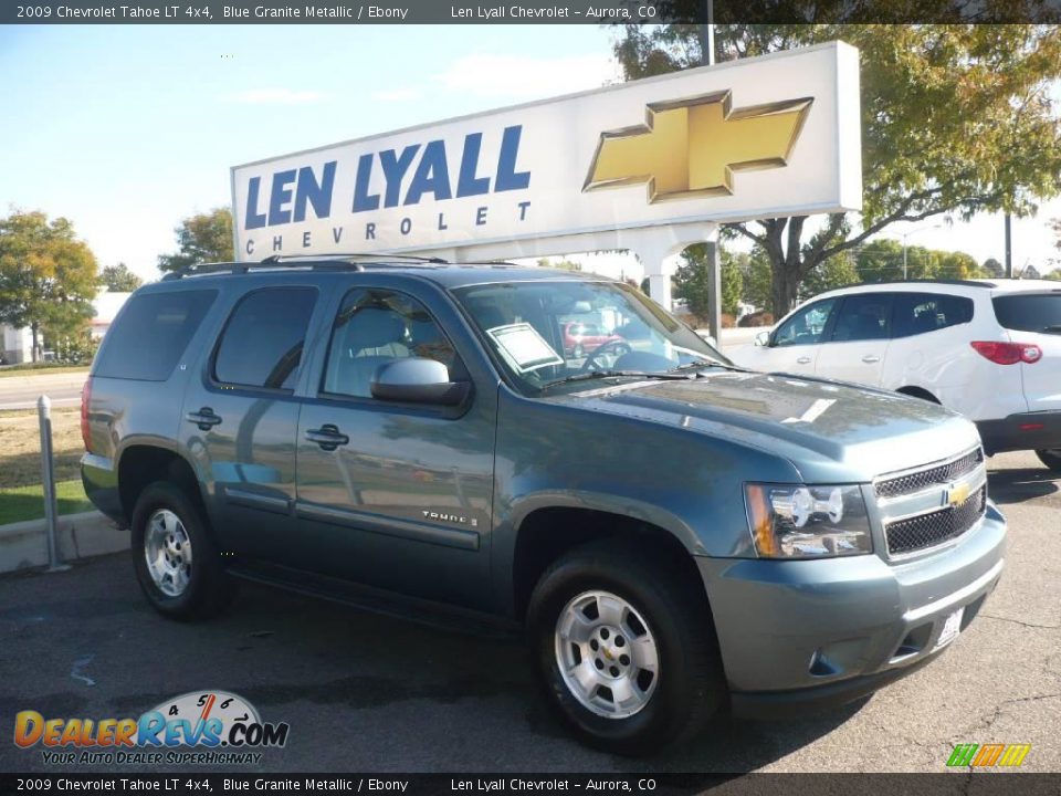 2009 Chevrolet Tahoe LT 4x4 Blue Granite Metallic / Ebony Photo #1