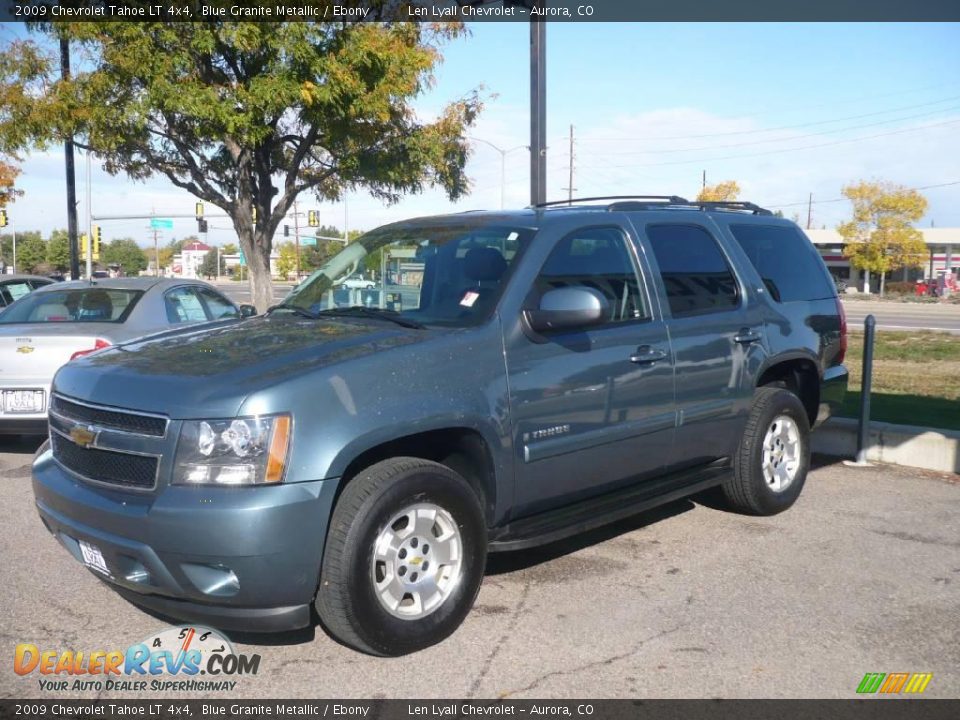 2009 Chevrolet Tahoe LT 4x4 Blue Granite Metallic / Ebony Photo #3