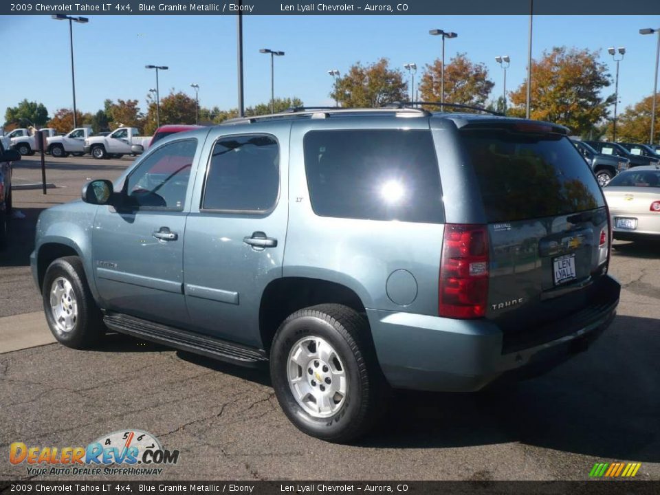 2009 Chevrolet Tahoe LT 4x4 Blue Granite Metallic / Ebony Photo #4