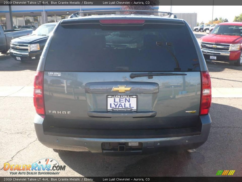2009 Chevrolet Tahoe LT 4x4 Blue Granite Metallic / Ebony Photo #5