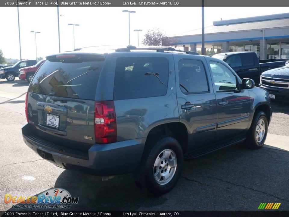 2009 Chevrolet Tahoe LT 4x4 Blue Granite Metallic / Ebony Photo #6