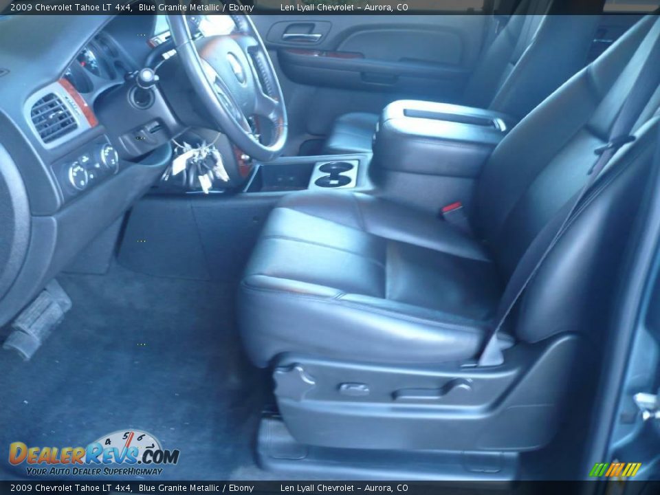 2009 Chevrolet Tahoe LT 4x4 Blue Granite Metallic / Ebony Photo #9