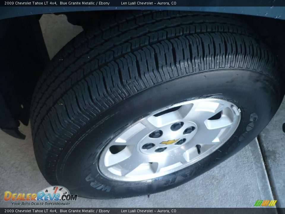 2009 Chevrolet Tahoe LT 4x4 Blue Granite Metallic / Ebony Photo #27