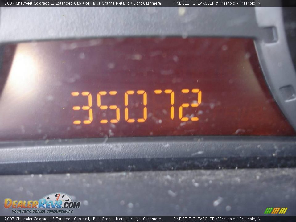 2007 Chevrolet Colorado LS Extended Cab 4x4 Blue Granite Metallic / Light Cashmere Photo #14