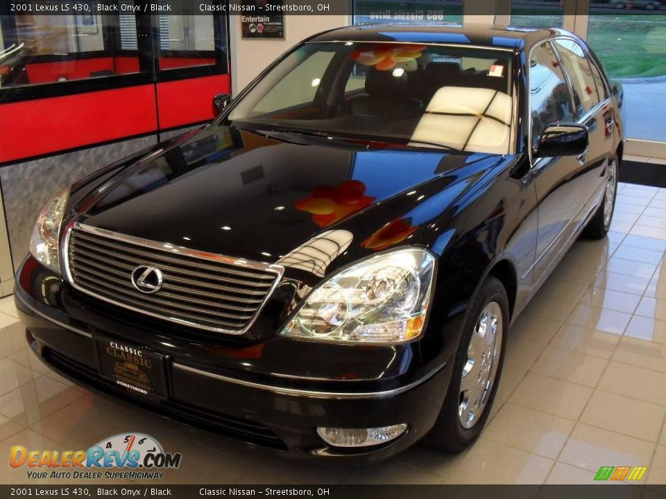 2001 Lexus LS 430 Black Onyx / Black Photo #1
