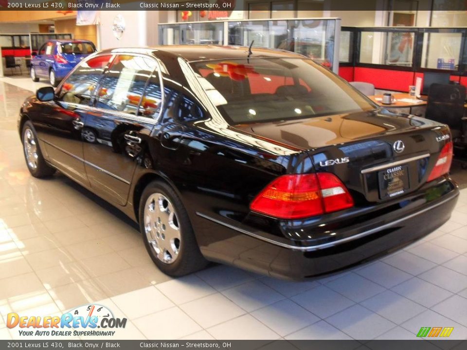 2001 Lexus LS 430 Black Onyx / Black Photo #2