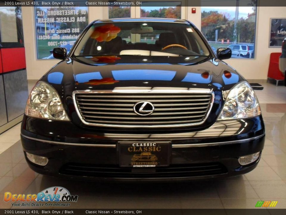 2001 Lexus LS 430 Black Onyx / Black Photo #5