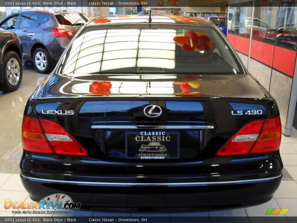 2001 Lexus LS 430 Black Onyx / Black Photo #6