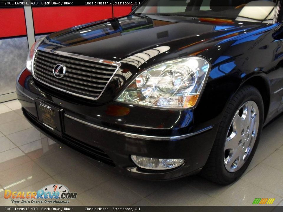 2001 Lexus LS 430 Black Onyx / Black Photo #7