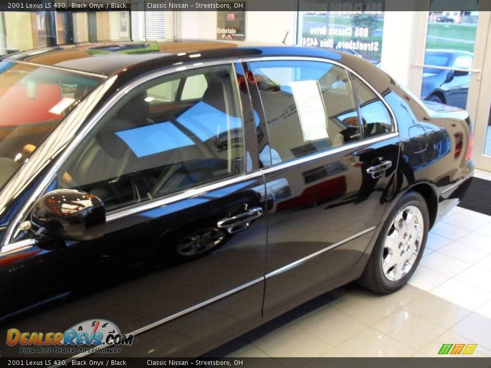 2001 Lexus LS 430 Black Onyx / Black Photo #8