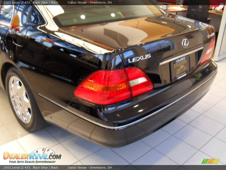 2001 Lexus LS 430 Black Onyx / Black Photo #9