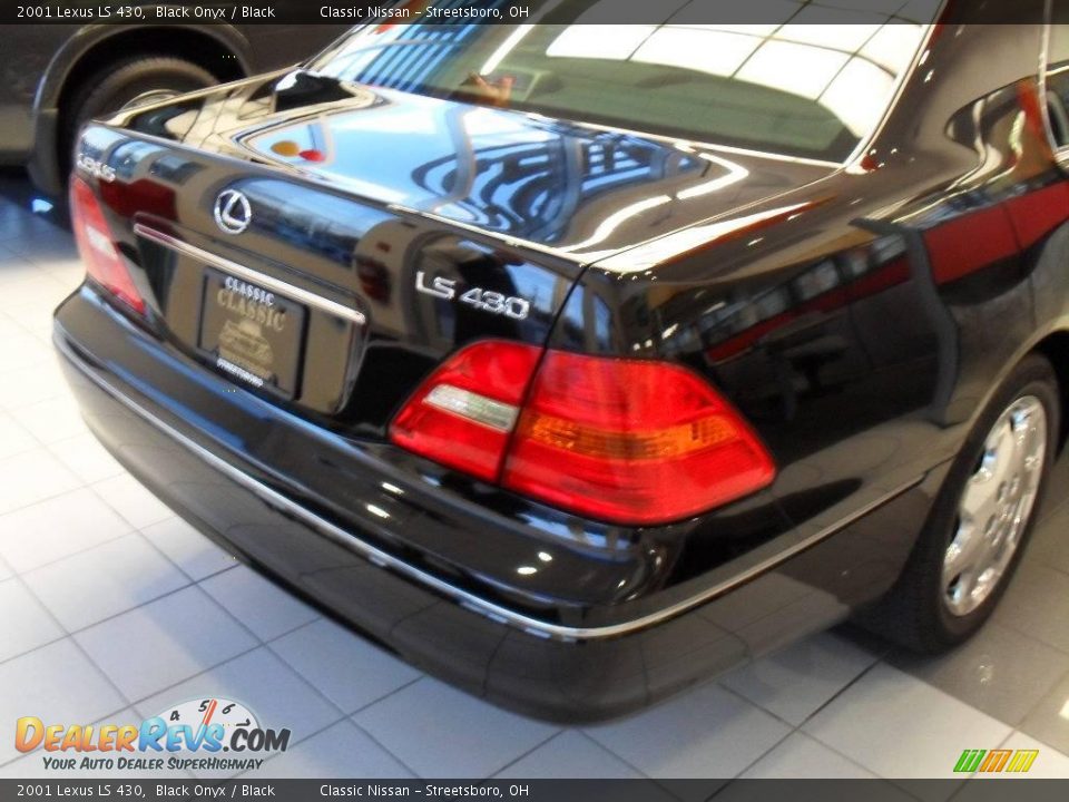 2001 Lexus LS 430 Black Onyx / Black Photo #10