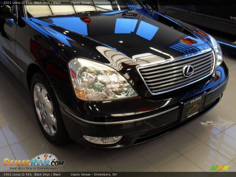2001 Lexus LS 430 Black Onyx / Black Photo #12