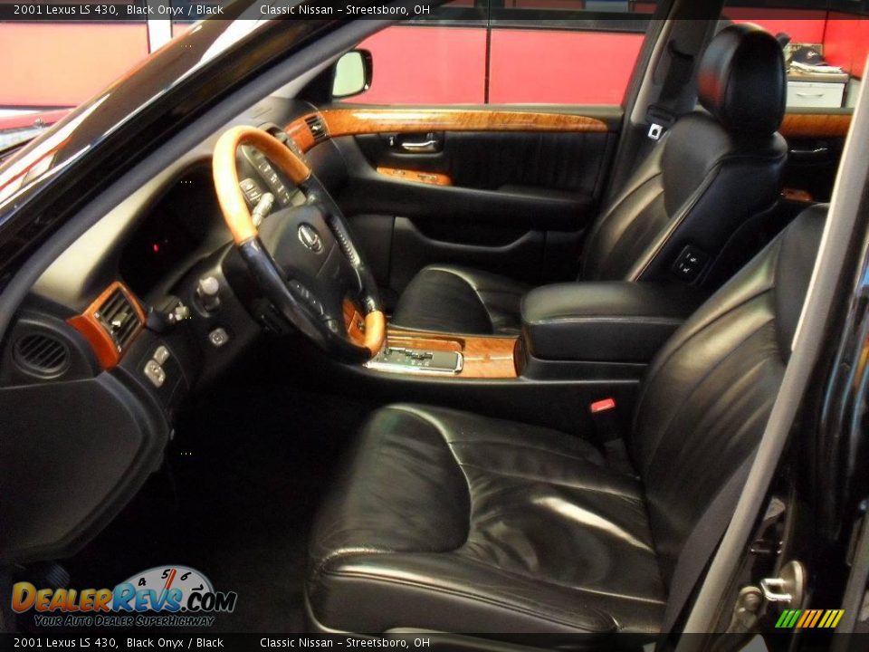 2001 Lexus LS 430 Black Onyx / Black Photo #13