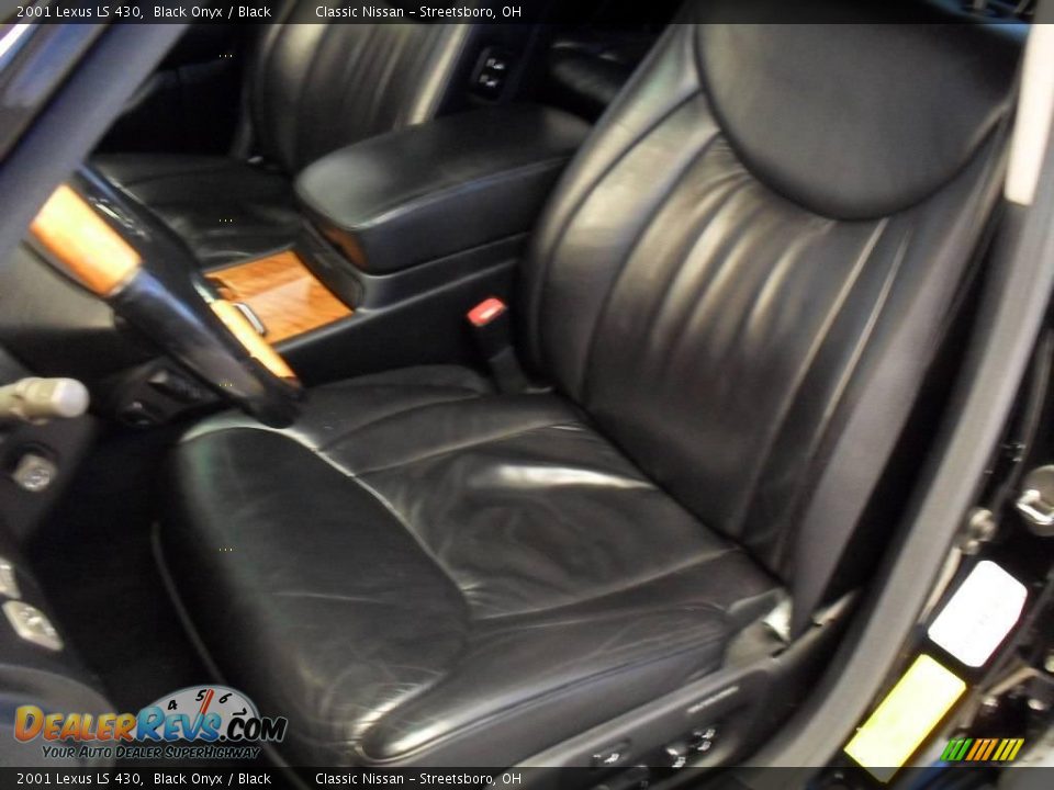 2001 Lexus LS 430 Black Onyx / Black Photo #15