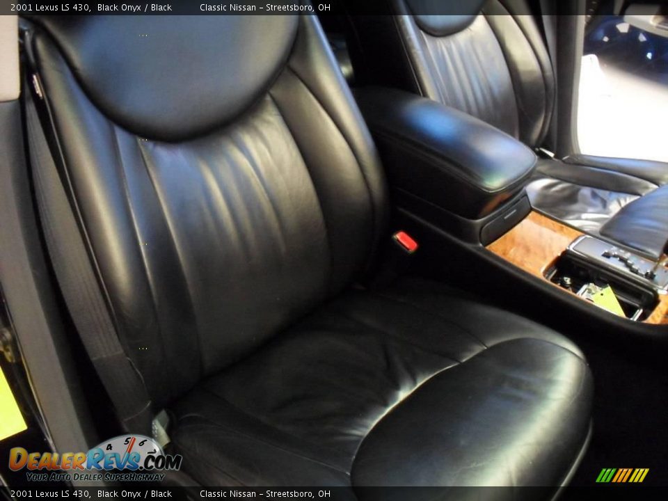 2001 Lexus LS 430 Black Onyx / Black Photo #17