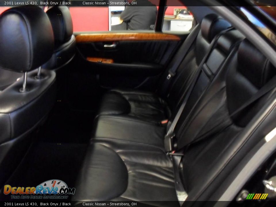 2001 Lexus LS 430 Black Onyx / Black Photo #18