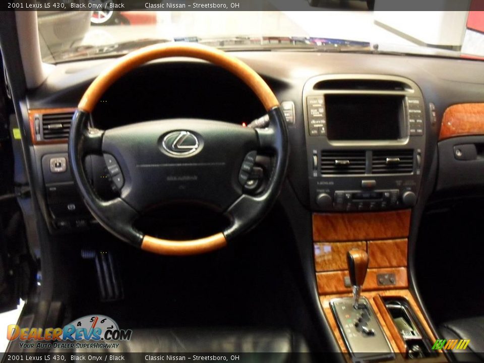2001 Lexus LS 430 Black Onyx / Black Photo #20