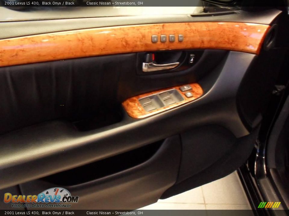 2001 Lexus LS 430 Black Onyx / Black Photo #21