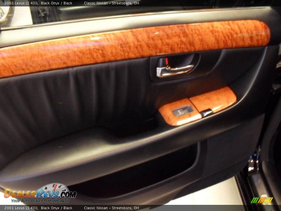 2001 Lexus LS 430 Black Onyx / Black Photo #22