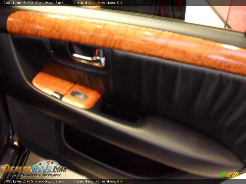 2001 Lexus LS 430 Black Onyx / Black Photo #23