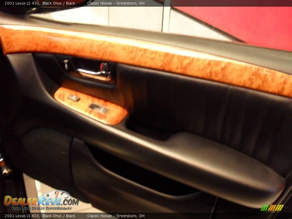 2001 Lexus LS 430 Black Onyx / Black Photo #24