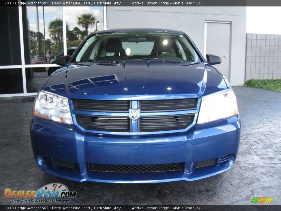 2010 Dodge Avenger SXT Deep Water Blue Pearl / Dark Slate Gray Photo #2