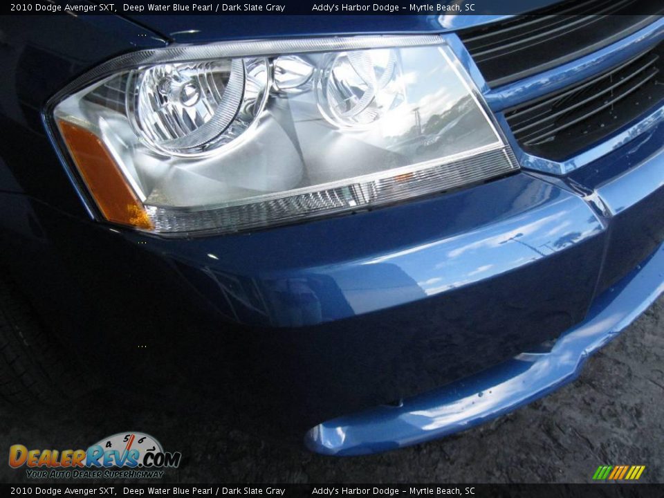2010 Dodge Avenger SXT Deep Water Blue Pearl / Dark Slate Gray Photo #4