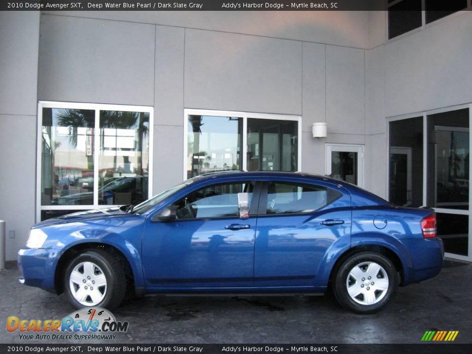 2010 Dodge Avenger SXT Deep Water Blue Pearl / Dark Slate Gray Photo #5