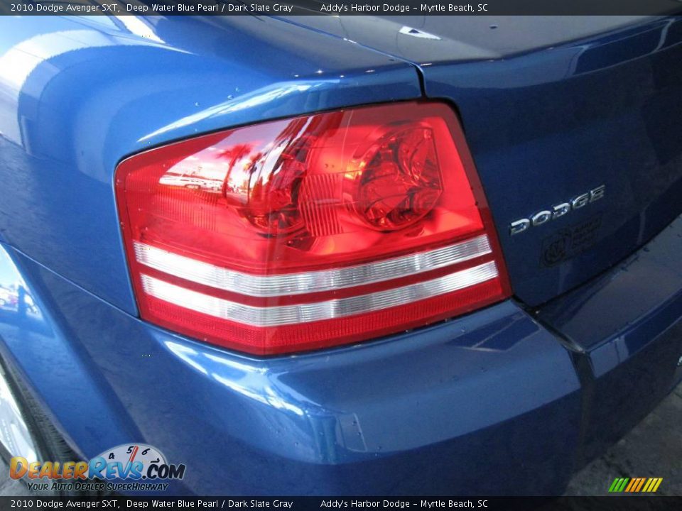 2010 Dodge Avenger SXT Deep Water Blue Pearl / Dark Slate Gray Photo #7